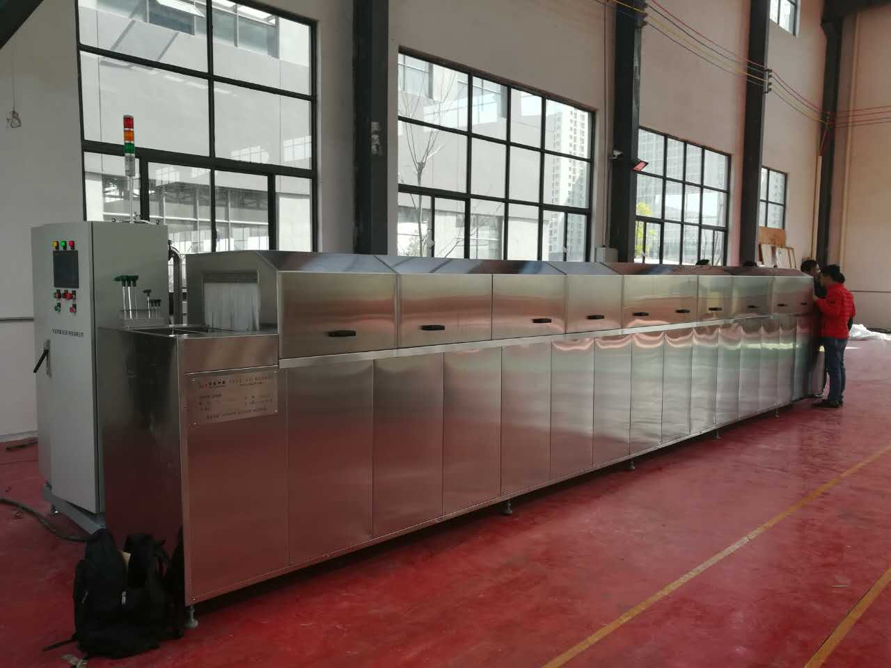 網(wǎng)帶式高壓噴淋清洗烘干機(jī)